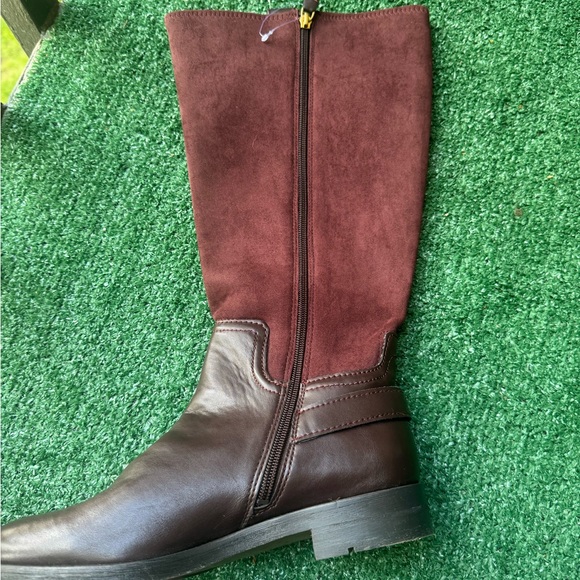 Franco Sarto Shoes - Franco Sarto Brown and Burgundy Ankle Boots